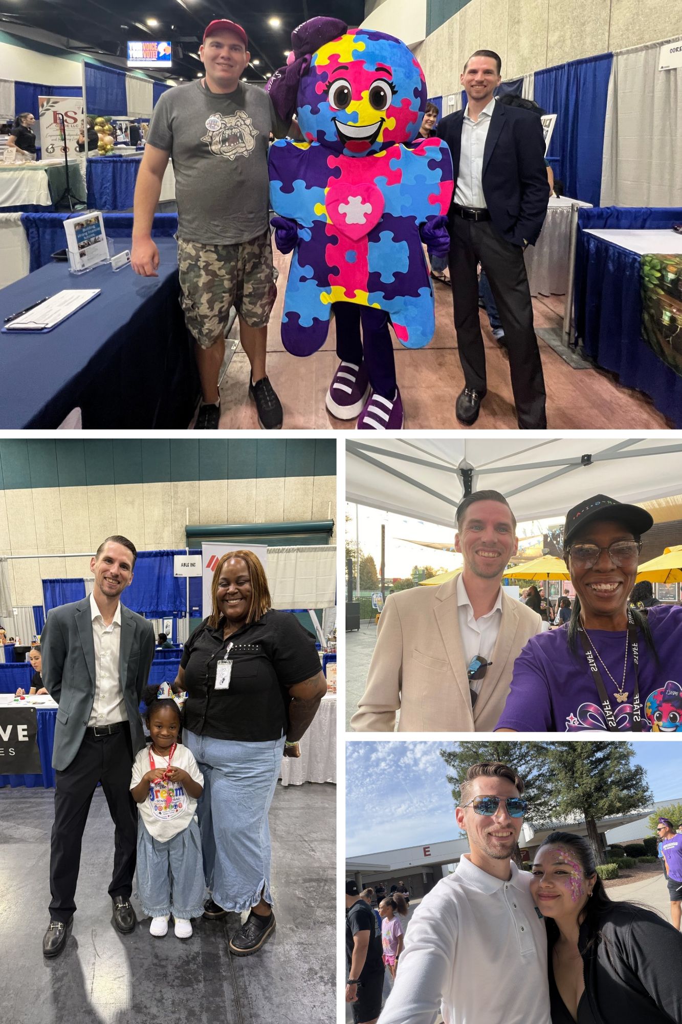 Me with non profit owners and my fiancee